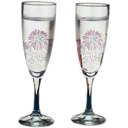 Flûtes à Champagne Magiques - Été Hanabi | Cookingsan.com