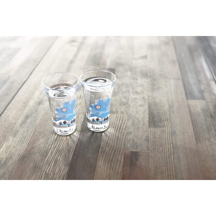 Winter Snow Magic Sake Glasses | Cookingsan.com