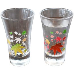 Magic Sake Glasses - Autumn Momiji | Cookingsan.com