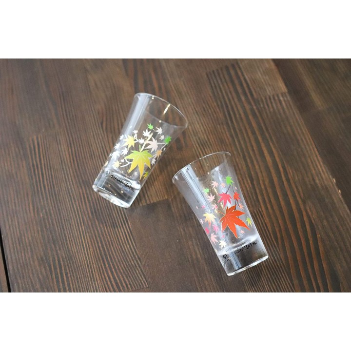 Magic Sake Glasses - Autumn Momiji | Cookingsan.com