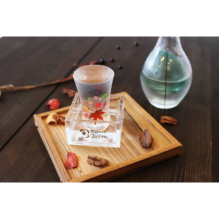 Verres Magiques à Sake - Automne Momiji | Cookingsan.com