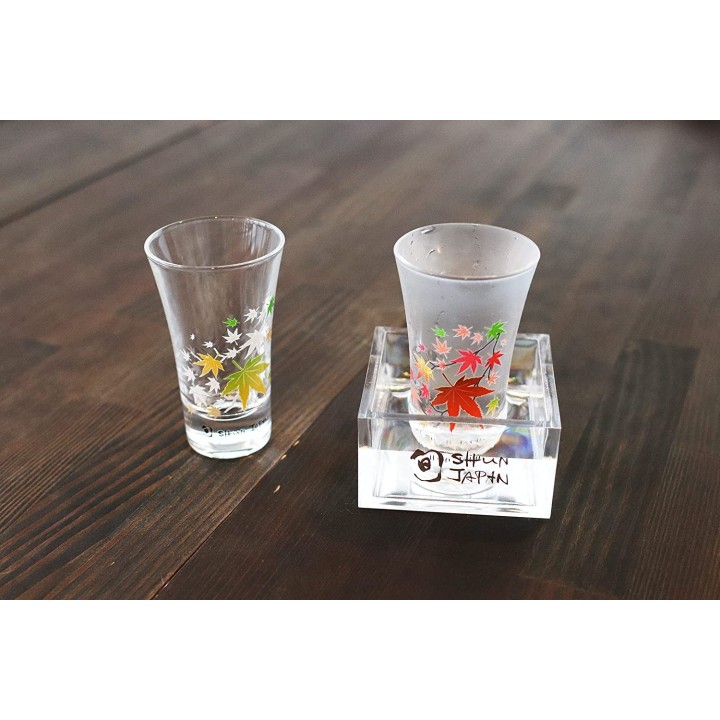 Verres Magiques à Sake - Automne Momiji | Cookingsan.com