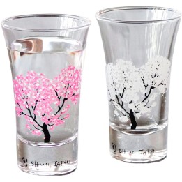 Magic Sake Glasses - Sakura Spring | Cookingsan.com