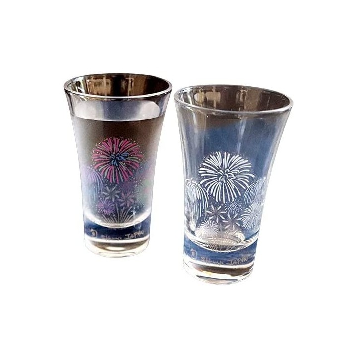 Magic Sake Glasses - Summer Hanabi | Cookingsan.com