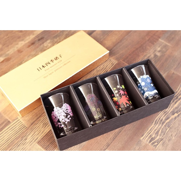 MARUMO TAKAGI - Magic Sake Glasses - Four Seasons