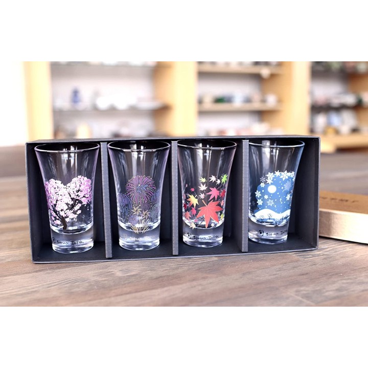 MARUMO TAKAGI - Verres à Sake Magiques - Quatre Saisons