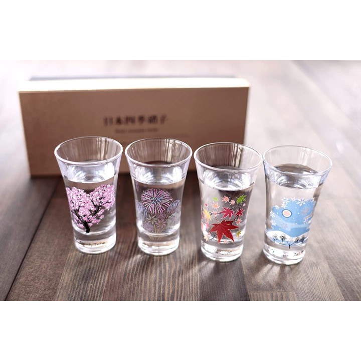 MARUMO TAKAGI - Verres à Sake Magiques - Quatre Saisons