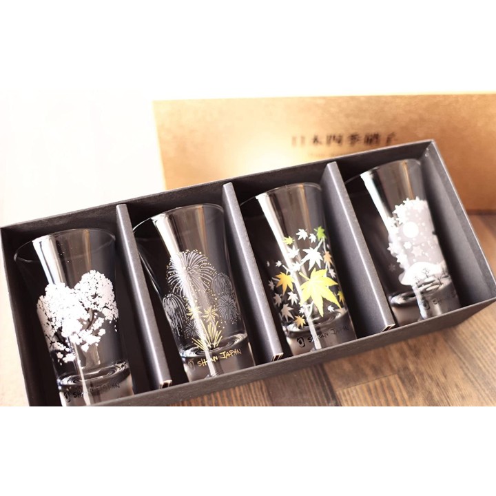 MARUMO TAKAGI - Magic Sake Glasses - Four Seasons