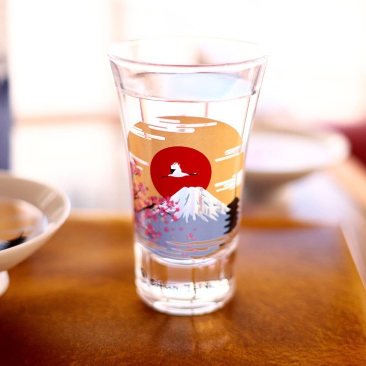 MARUMO TAKAGI - Verres à Sake Magiques - Cerisiers en fleurs (sakura) & Mont Fuji