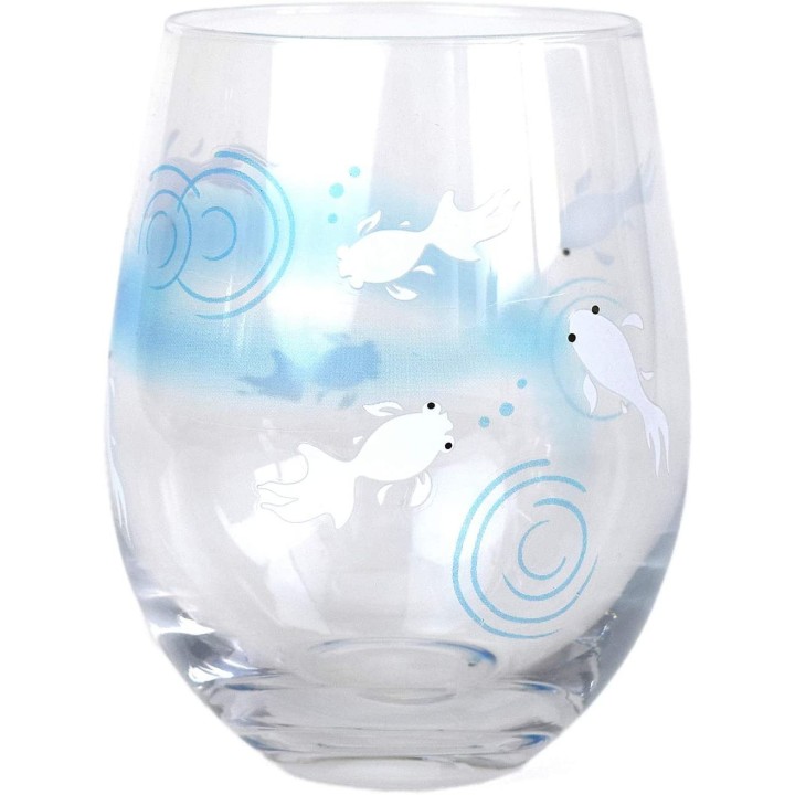 KINTOUEN - Verre Magique - Poissons Rouges