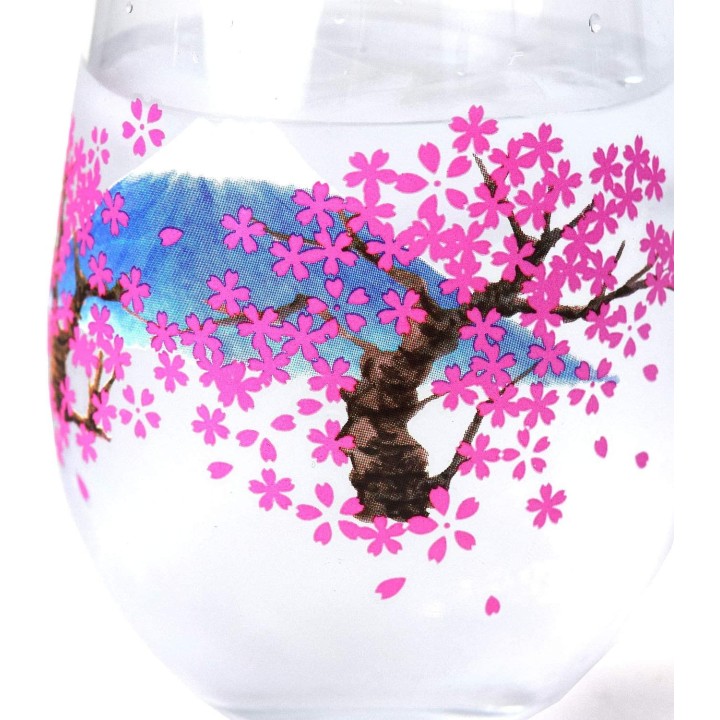 Verre Magique - Cerisiers en Fleurs & Mont Fuji | Cookingsan.com