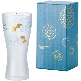 ADERIA - Verre à Bière - Poissons Rouges & Feux d'Artifice 6685