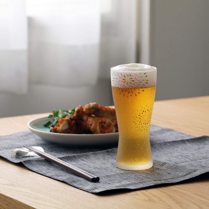 Beer Glass - Goldfish & Fireworks | Cookingsan.com