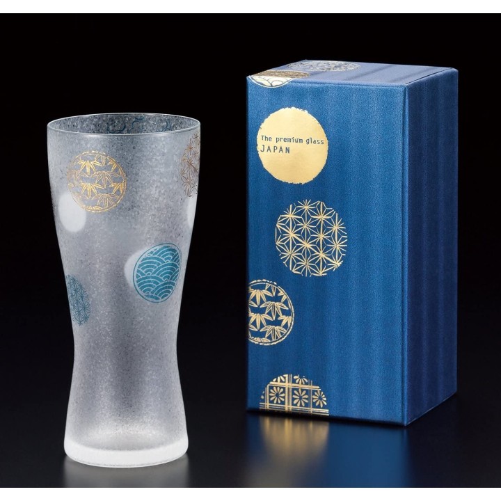 ADERIA - Verre à Bière - Motifs Japonais (Marumon) 6593