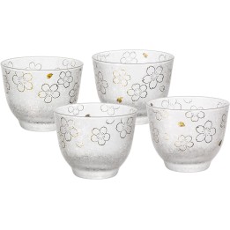 ADERIA - Verres à Thé - Sakura (cerisiers en fleurs) S-6245
