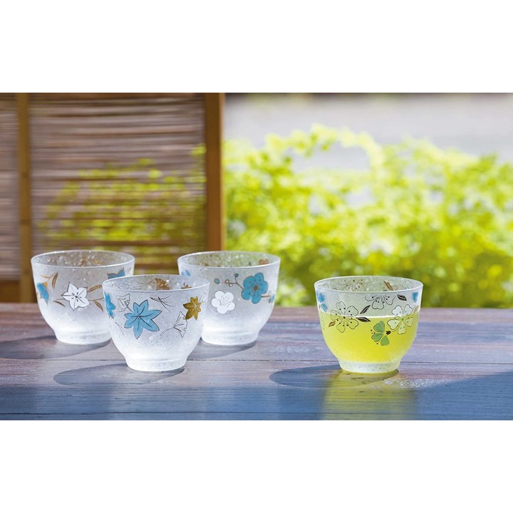 ADERIA - Verres à Thé - Les Quatre Saisons du Japon S-6249