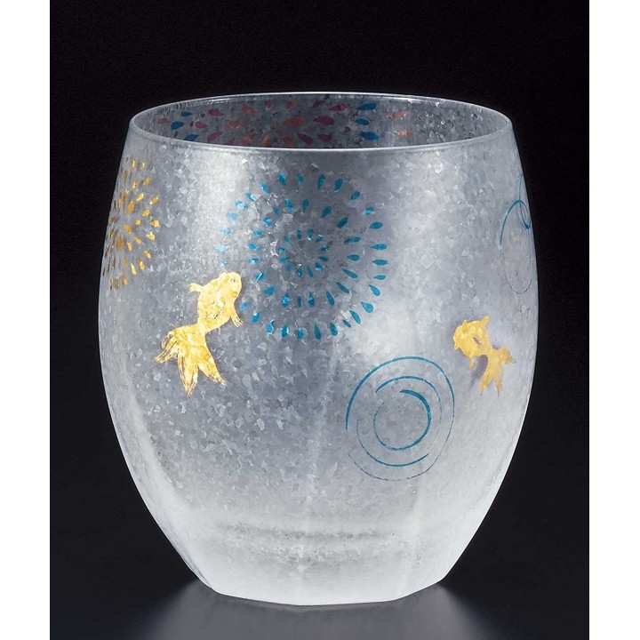ADERIA - Verre Poissons Rouges & Feux d'Artifice 6684