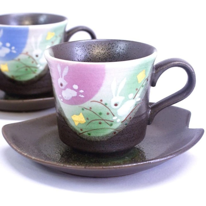 INO SEIHOU - Kutani-Yaki Coffee Cups & Mugs