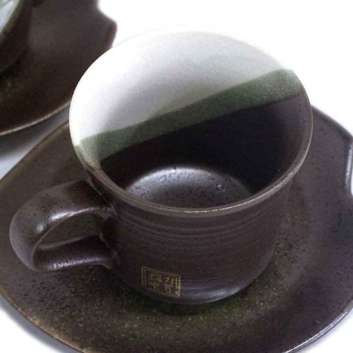 INO SEIHOU - Tasses à Café & Coupelles en Kutani-Yaki