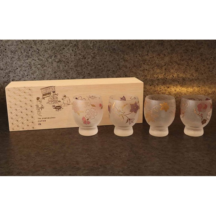 Sake glasses - The Four Seasons of Japan | Cookingsan.com