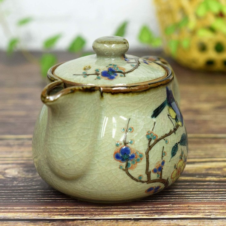 Théière en Kutani-Yaki & Infuseur | Cookingsan.com