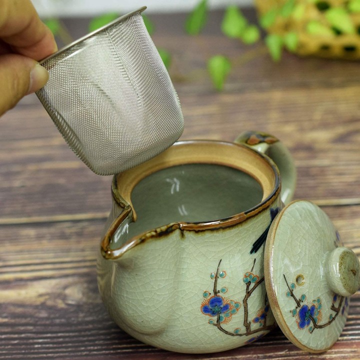 Kutani-Yaki Teapot & Infuser | Cookingsan.com