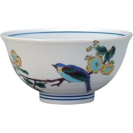 INO SEIHOU - Bol en Kutani-Yaki - Oiseau & Fleurs de Prunier N59-11