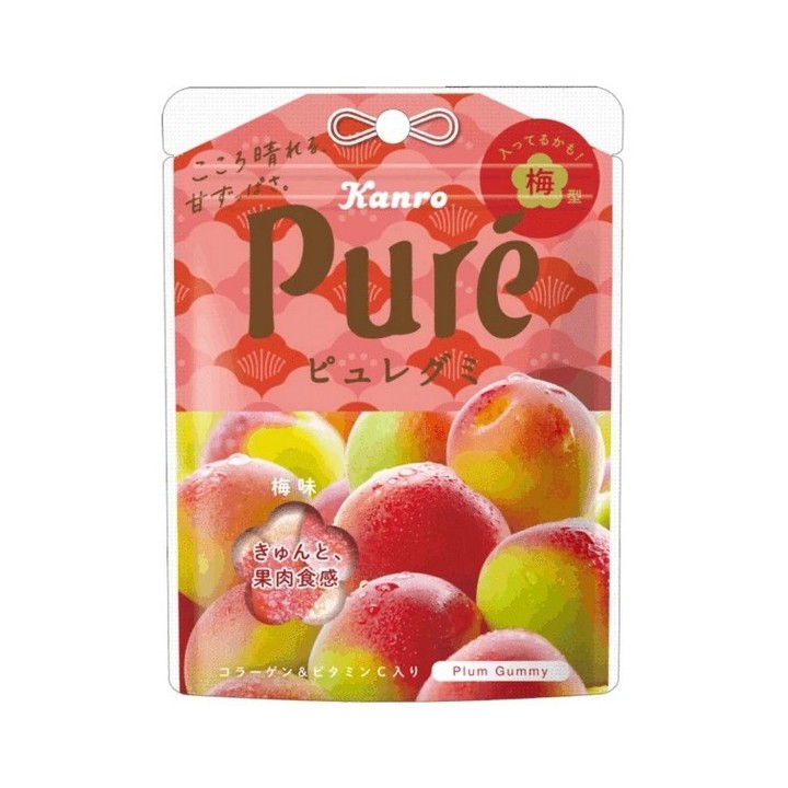 KANRO - Puré Ume (Japanese plum) Gummies 56g