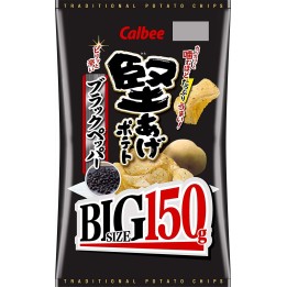 CALBEE - Chips Croustillantes au Poivre Noir BIG 150g
