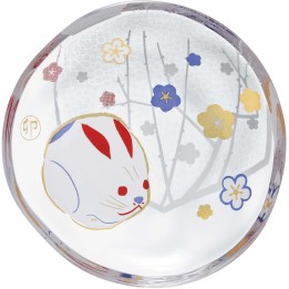 ADERIA - Petite Assiette Signes du Zodiaque - Le Lapin 6004