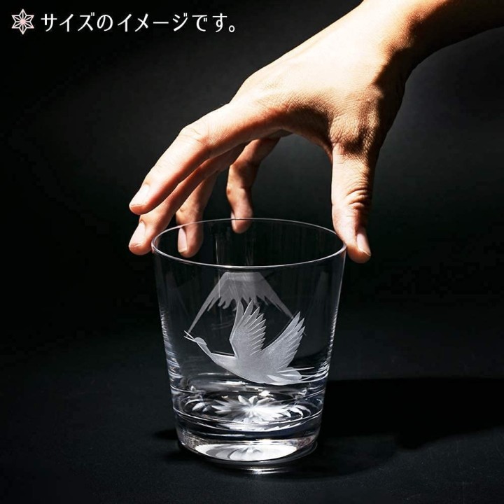 Mount Fuji glasses (Edo Kiriko) | Cookingsan.com