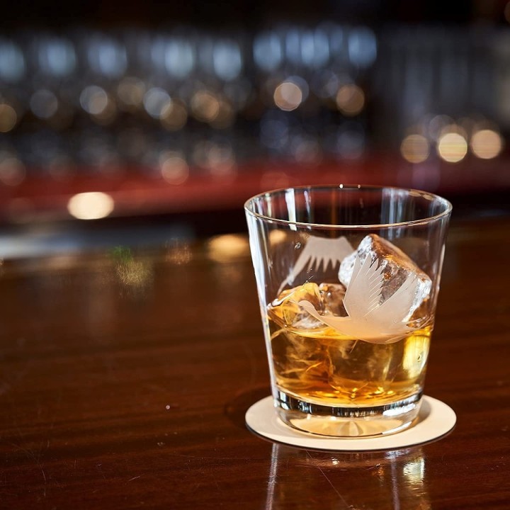Verres Mont Fuji (Edo Kiriko) | Cookingsan.com