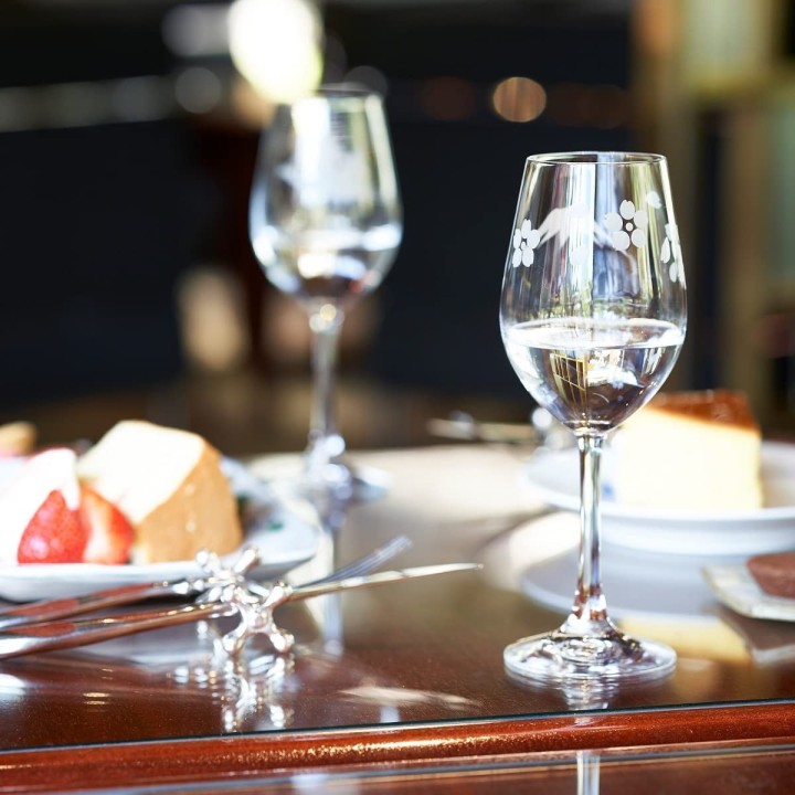 Wine Glasses Mount Fuji (Edo Kiriko) | Cookingsan.com
