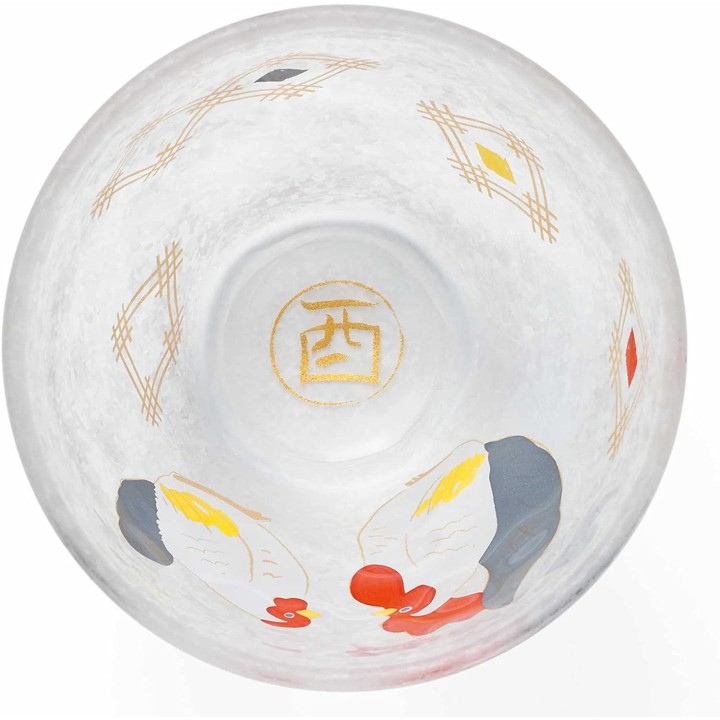 Drinking glass Zodiac Signs - The Rooster | Cookingsan.com