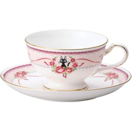 NORITAKE - GHIBLI Kiki la Petite Sorcière - Tasse & Coupelle Roses MJ97221/H-612L