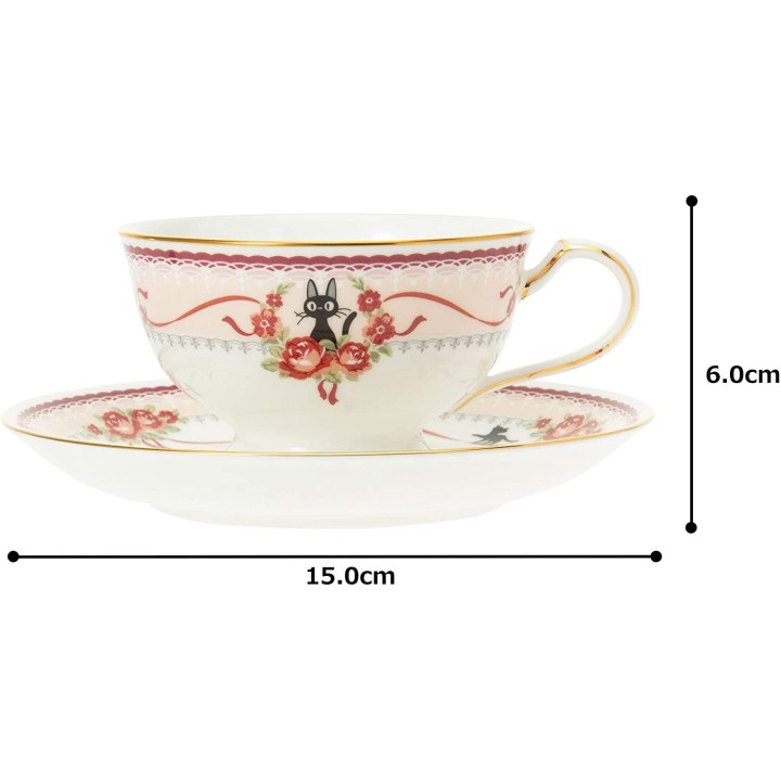 GHIBLI Kiki la Petite Sorcière - Tasse & Coupelle Roses | Cookingsan.com