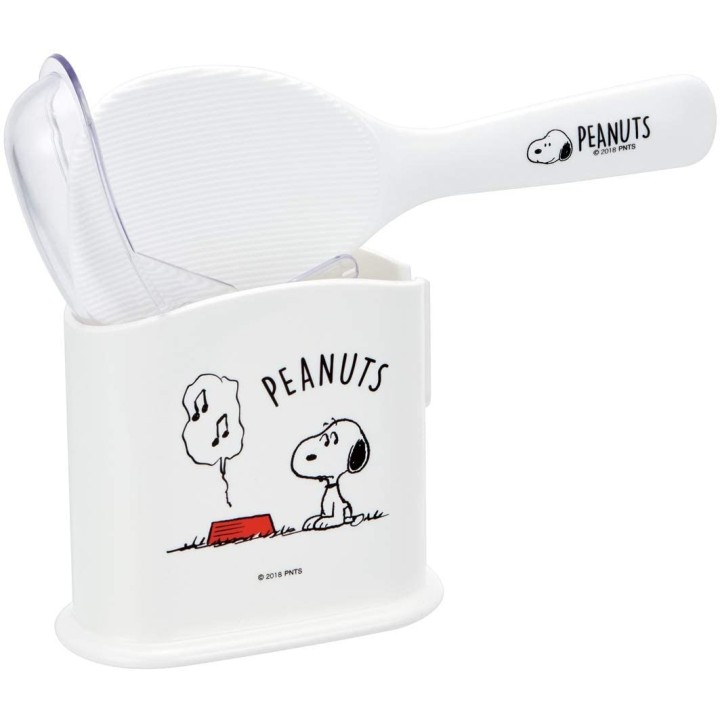 SKATER - SNOOPY Cuillère à Riz (Shamoji) & sa Boîte de Rangement SMS1-A
