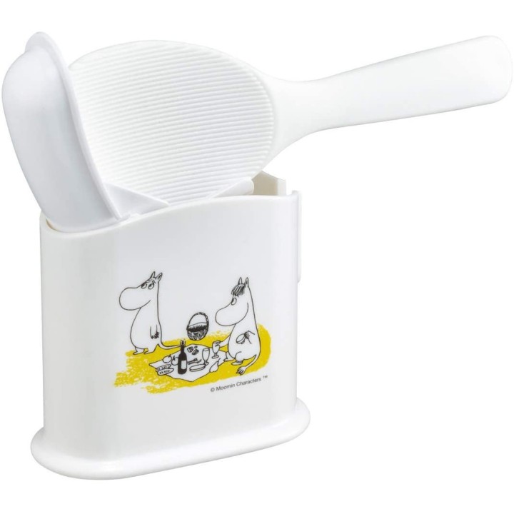 SKATER - MOOMINS Cuillère à Riz (Shamoji) & sa Boîte de Rangement SMS1-A