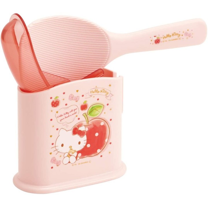 SKATER - SANRIO Hello Kitty - Cuillère à Riz (Shamoji) & sa Boîte de Rangement SMS1-A