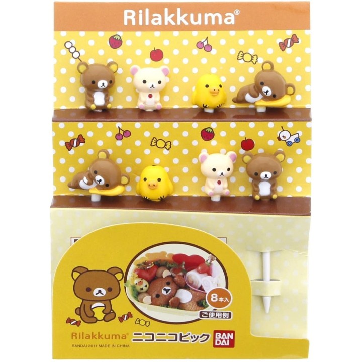 Piques Rilakkuma pour Bento | Cookingsan.com