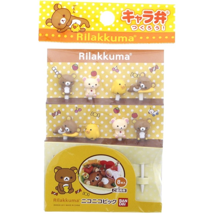 Piques Rilakkuma pour Bento | Cookingsan.com