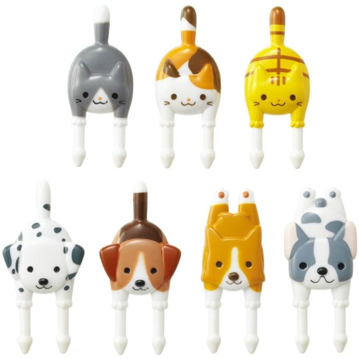 TORUNE - Piques Chats & Chiens pour Bento x7