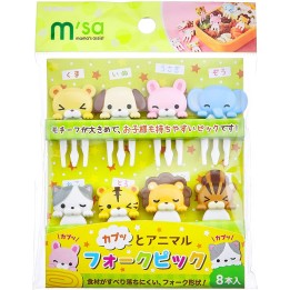 TORUNE - Piques Animaux pour Bento x8