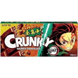 LOTTE - CRUNKY Tablette de Chocolat Croustillant - Demon Slayer