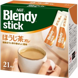 AJINOMOTO - AGF Thé vert torréfié (houjicha) au Lait - 21 Sticks