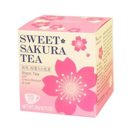 TEA BOUTIQUE - SWEET SAKURA TEA Thé Noir Sakura - 10 sachets