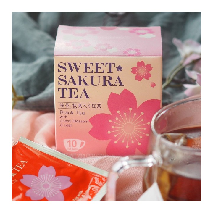 Tè nero e Sakura - 10 bustine | Cookingsan.com