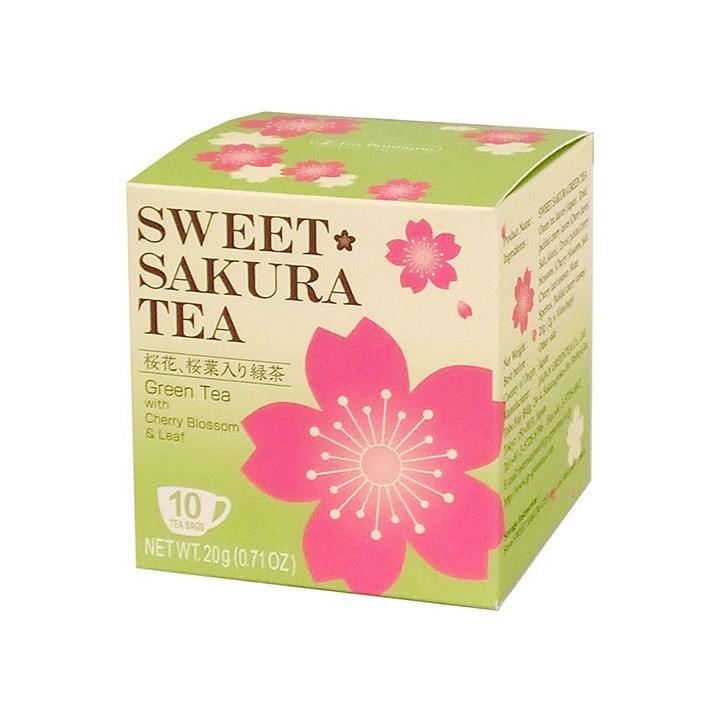 TEA BOUTIQUE - SWEET SAKURA TEA Thé Vert Sakura - 10 sachets