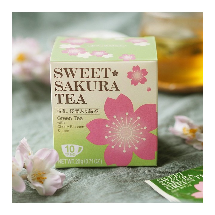 SWEET SAKURA TEA Sakura Green Tea | Cookingsan.com