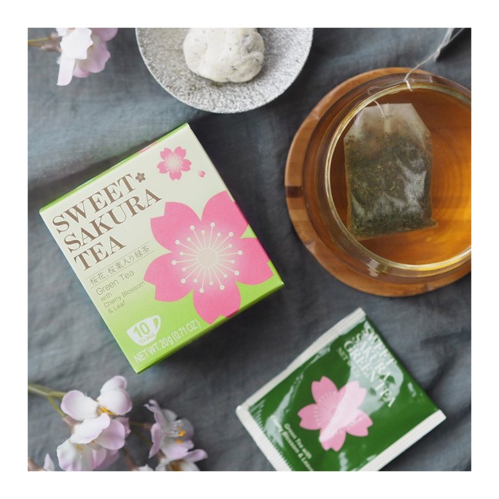 SWEET SAKURA TEA Sakura Green Tea | Cookingsan.com